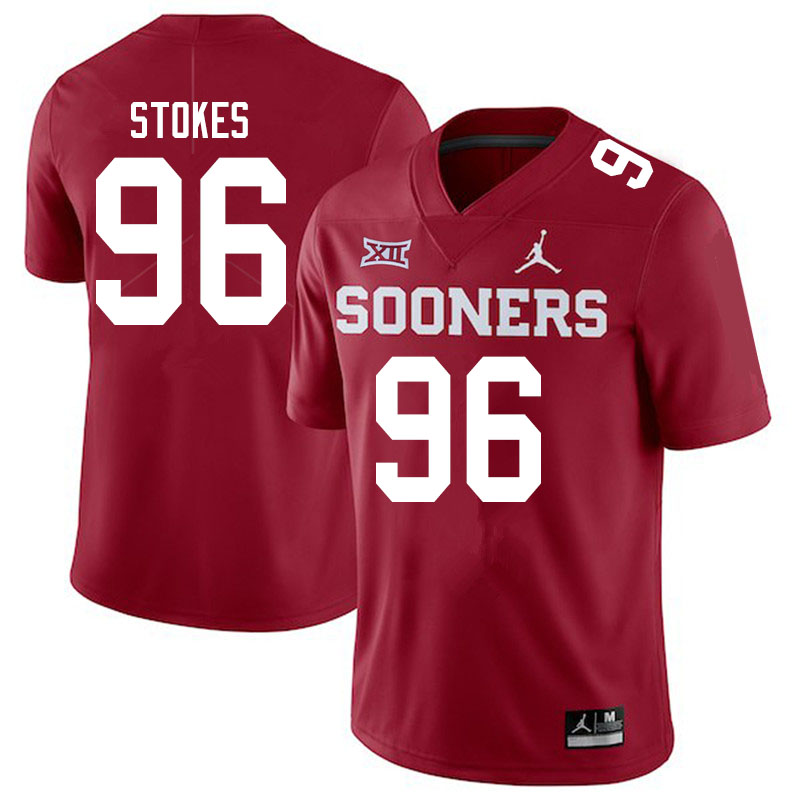Men #96 LaRon Stokes Oklahoma Sooners Jordan Brand College Football Jerseys Sale-Crimson - Click Image to Close